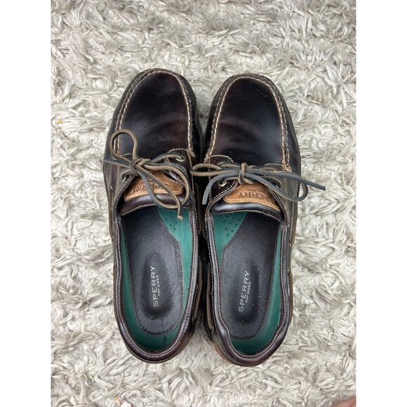 Sperry Mako Canoe Moc Boat Shoes Sz 14 - Picture 5 of 9